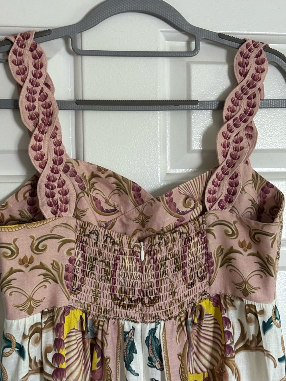 FARM Rio Pink, Yellow & Teal Printed Maxi Dress with pockets - Picture 5 of 6